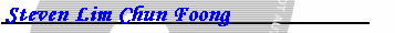 Steven Lim Chun Foong